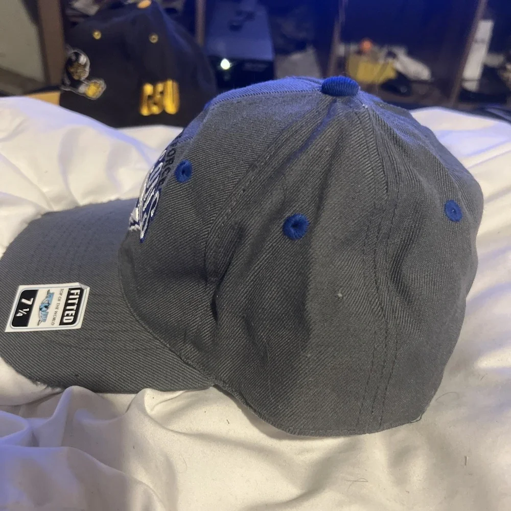 Vintage 90s Top Of The‎ World TOW Air Force Falcons fitted Hat Cap Y2K